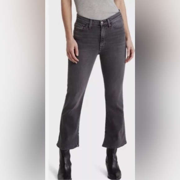 Hudson Jeans Denim - Hudson Jeans Women's Gray Wide Leg Flare Jeans
